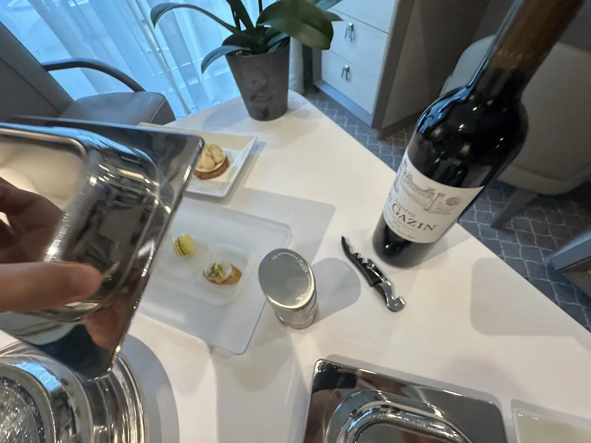 Wine in stateroom