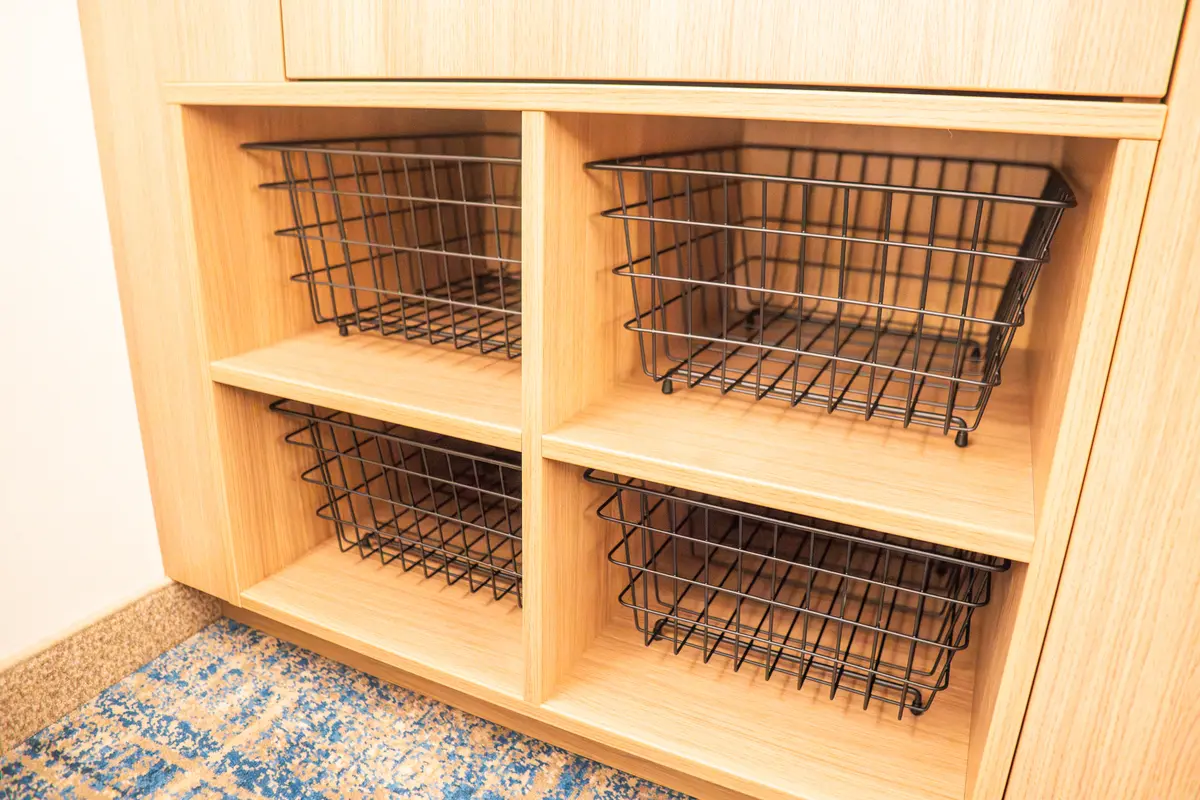 Baskets in Star of the Seas cruise ship