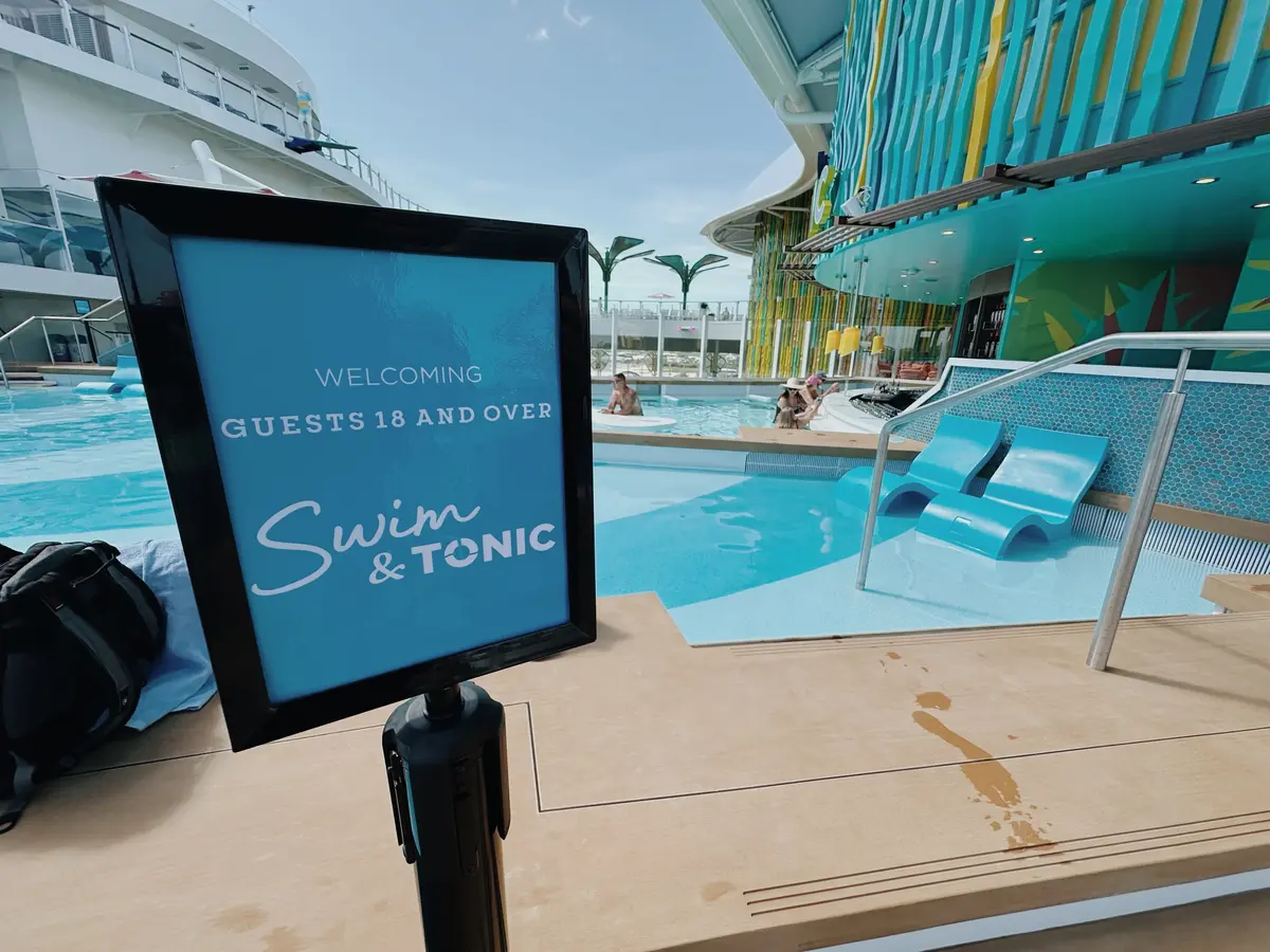 Swim and Tonic Sign
