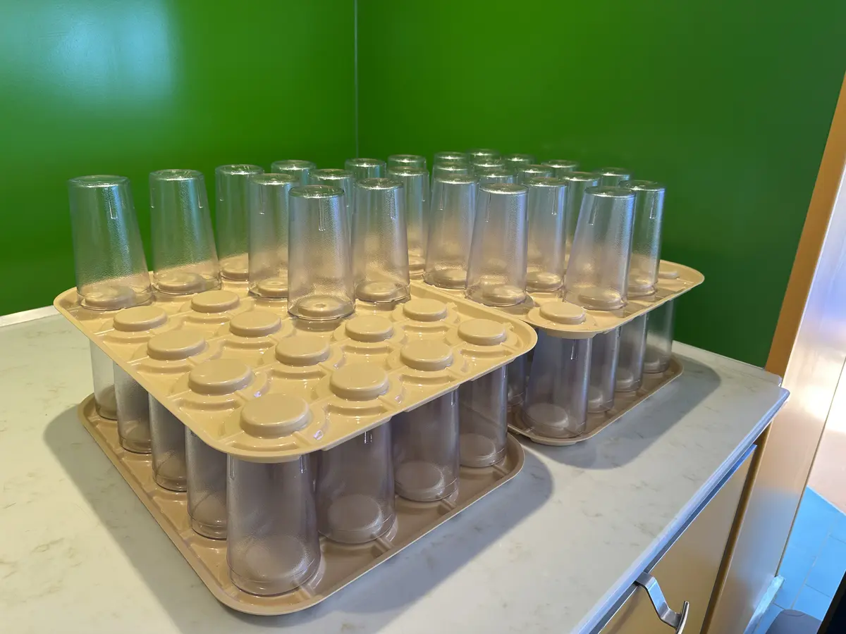 Plastic water cups