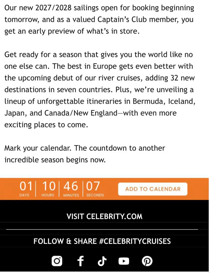 River cruises email