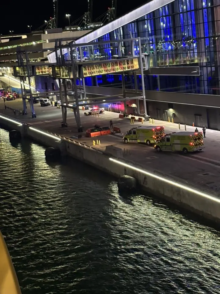 Ambulances waiting