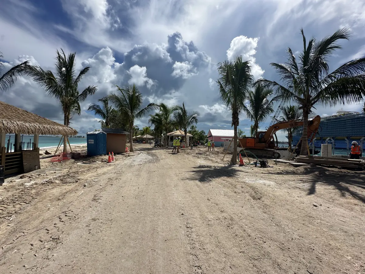 Beach Club under construction