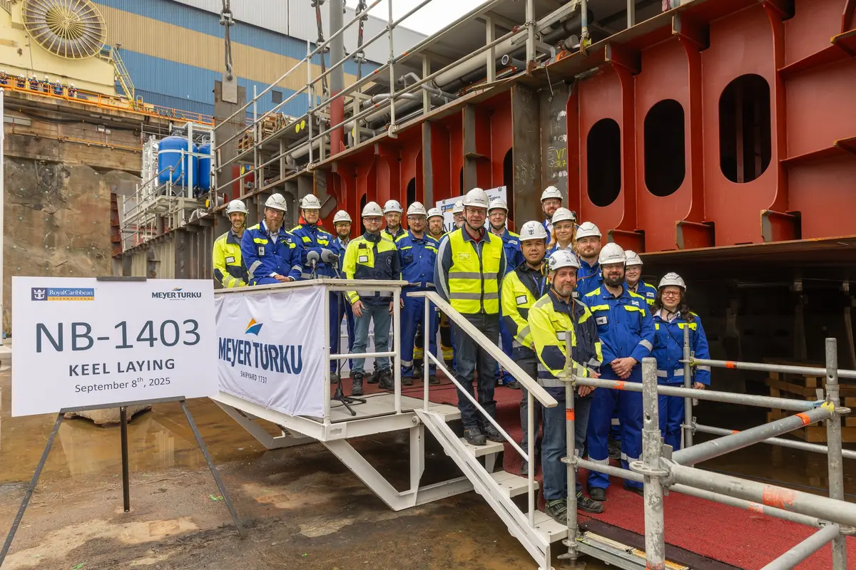 Keel laying ceremony