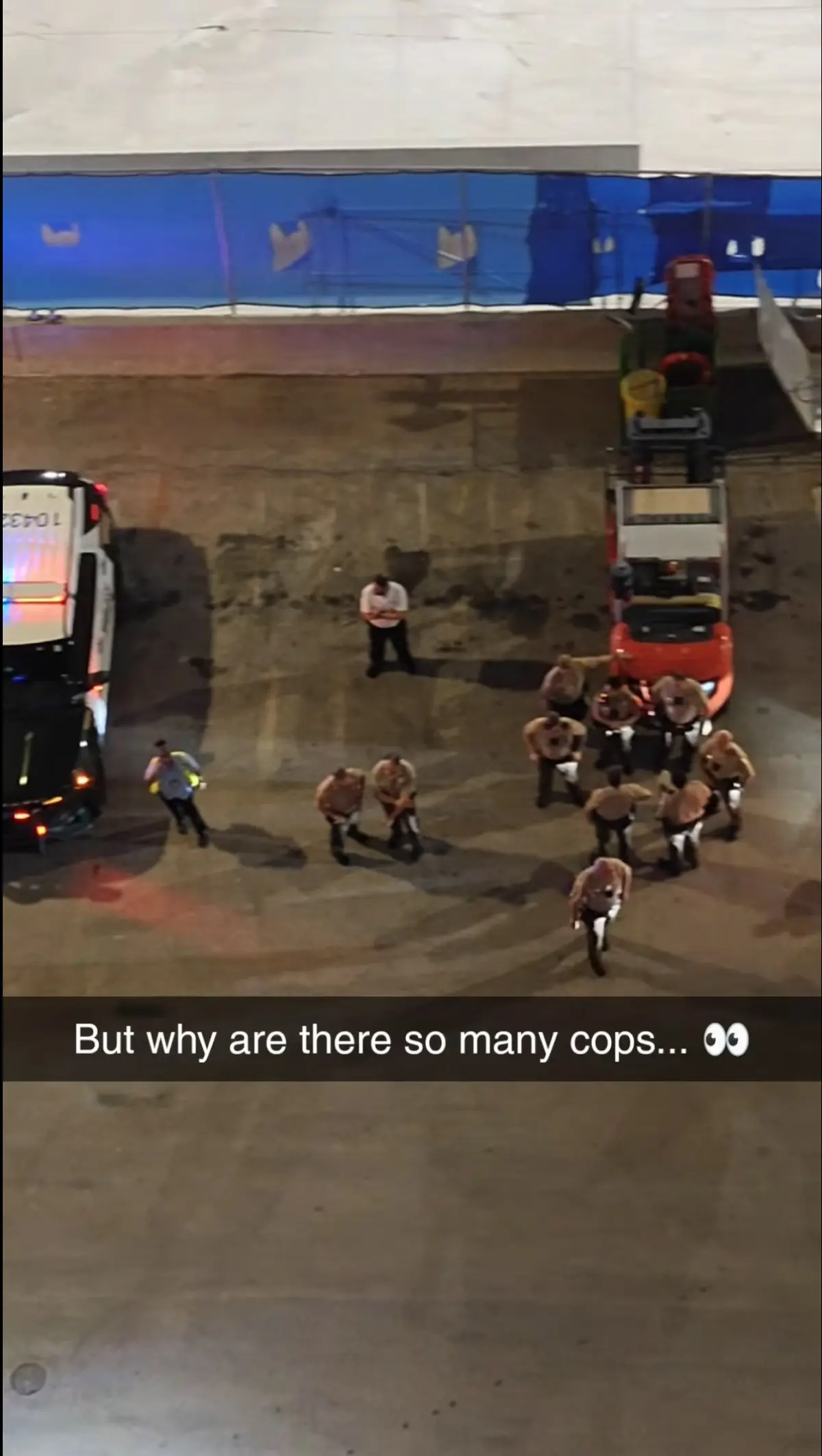 Police waiting