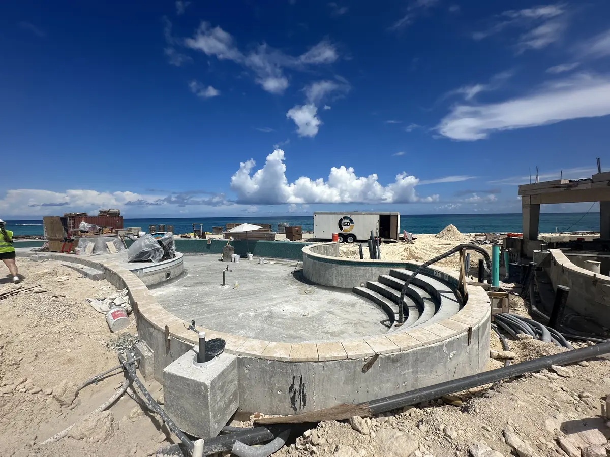 Pool construction