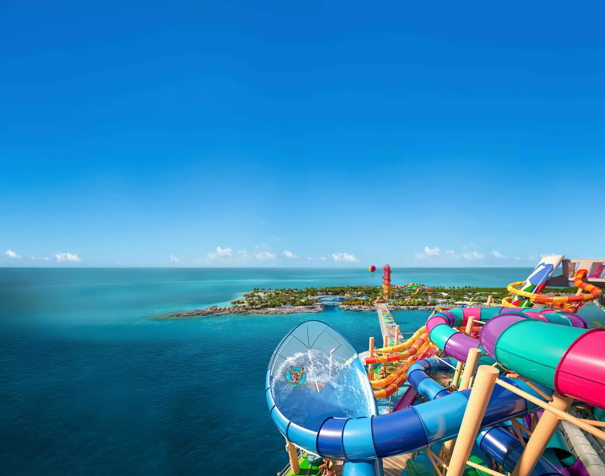 Legend docked at CocoCay