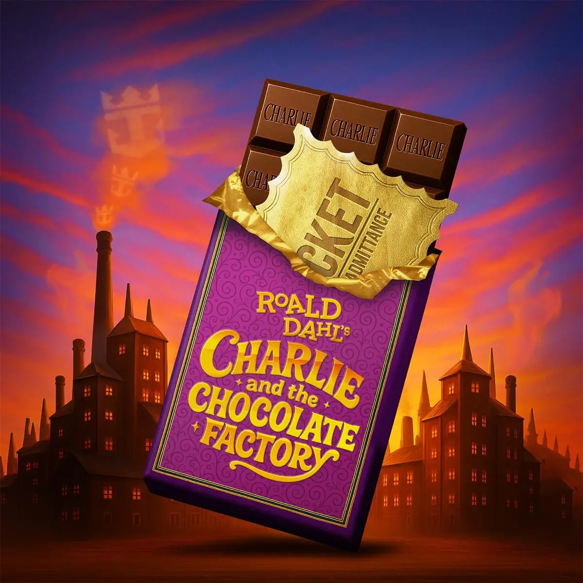 Charlie and Chocolate factory logo