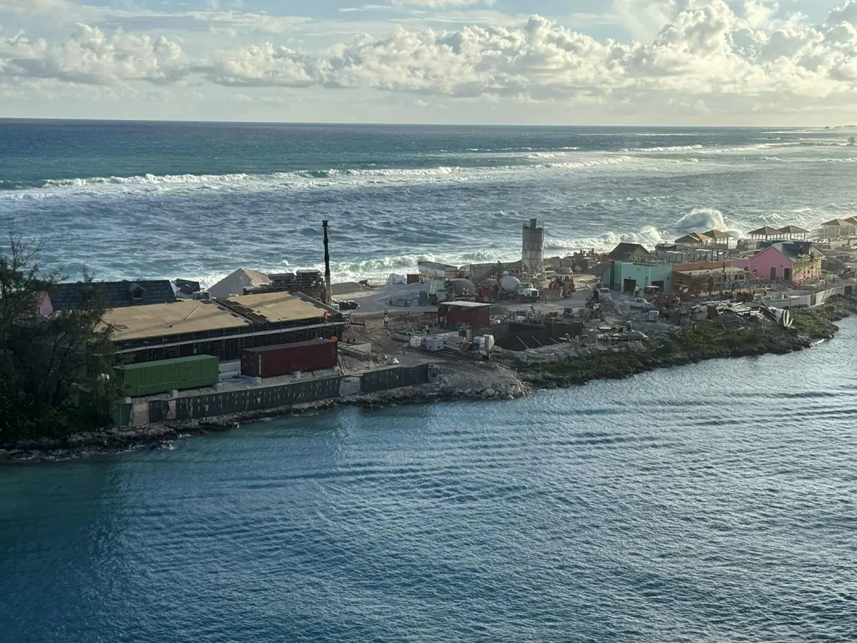Beach club progress being made