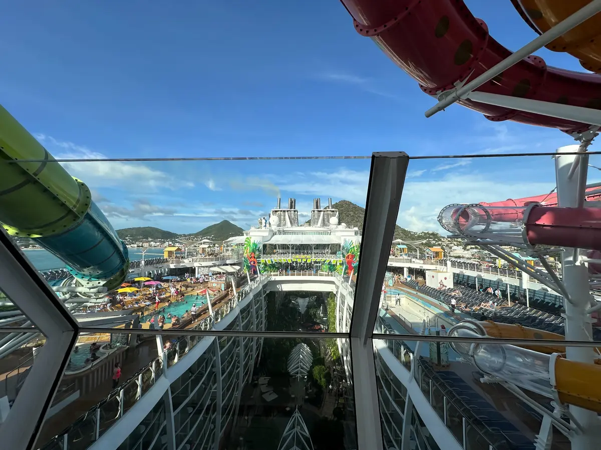 Top deck of Oasis of the Seas