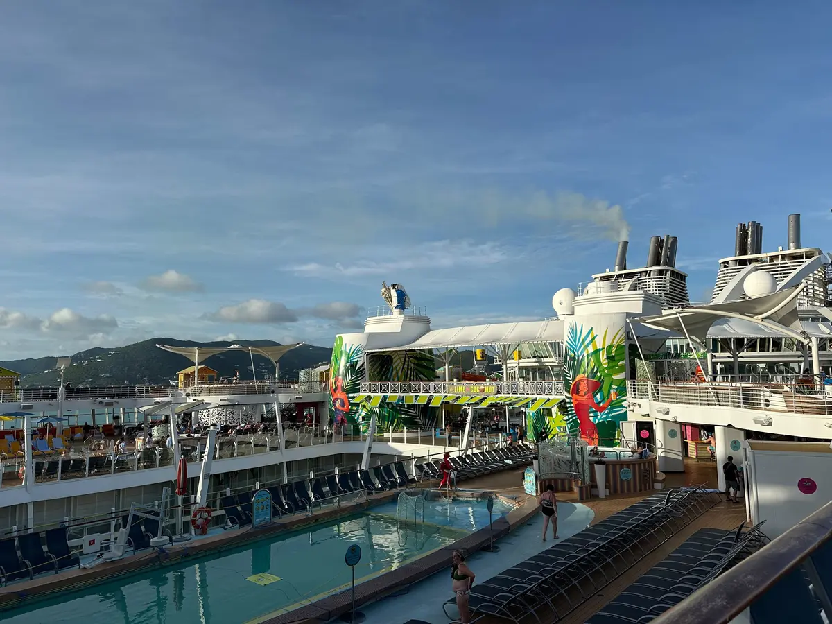 Pool deck