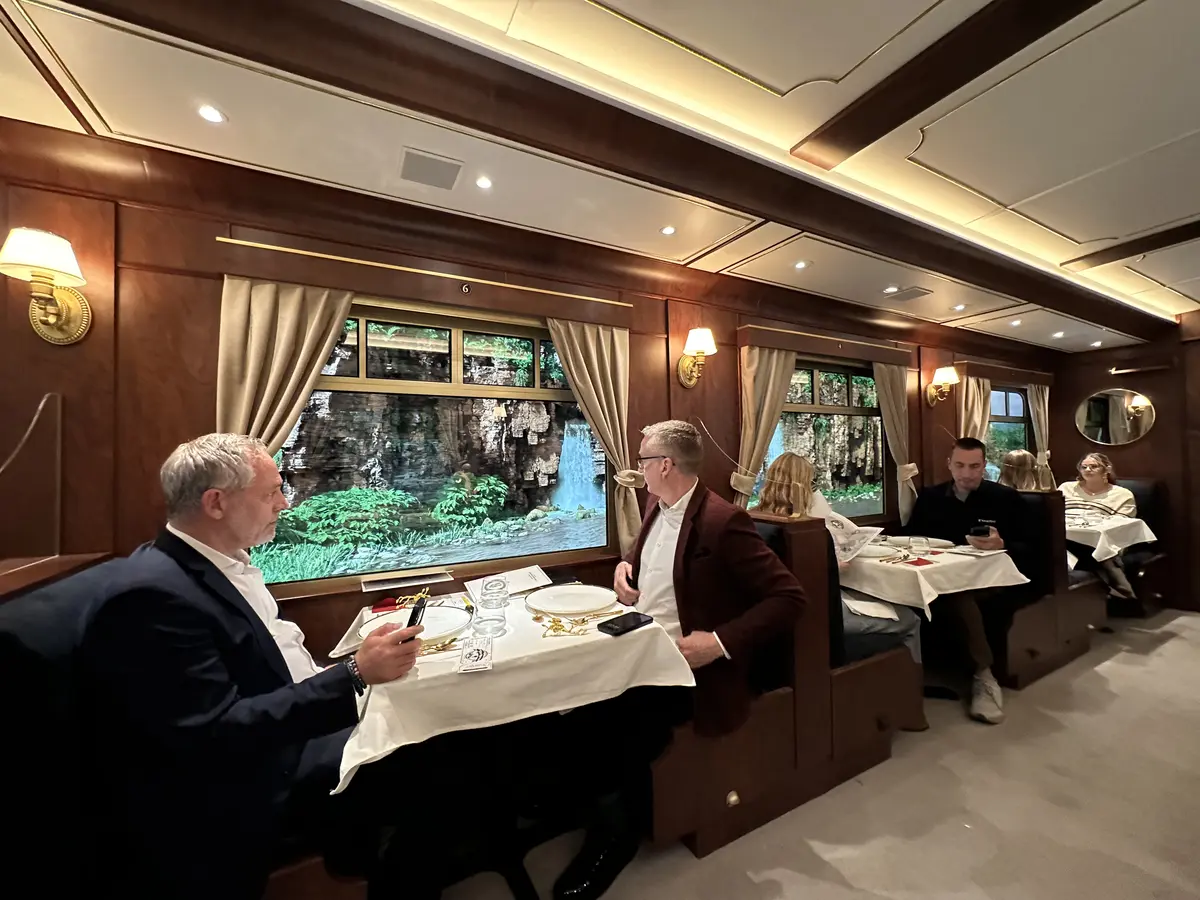 Testing out the train car