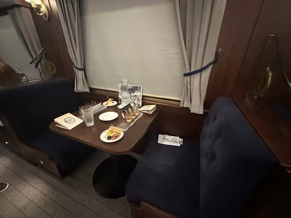 Train car seats