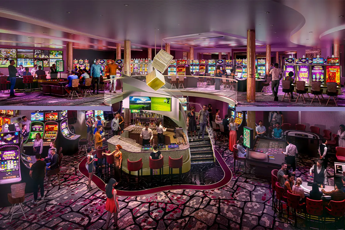 Two story casino
