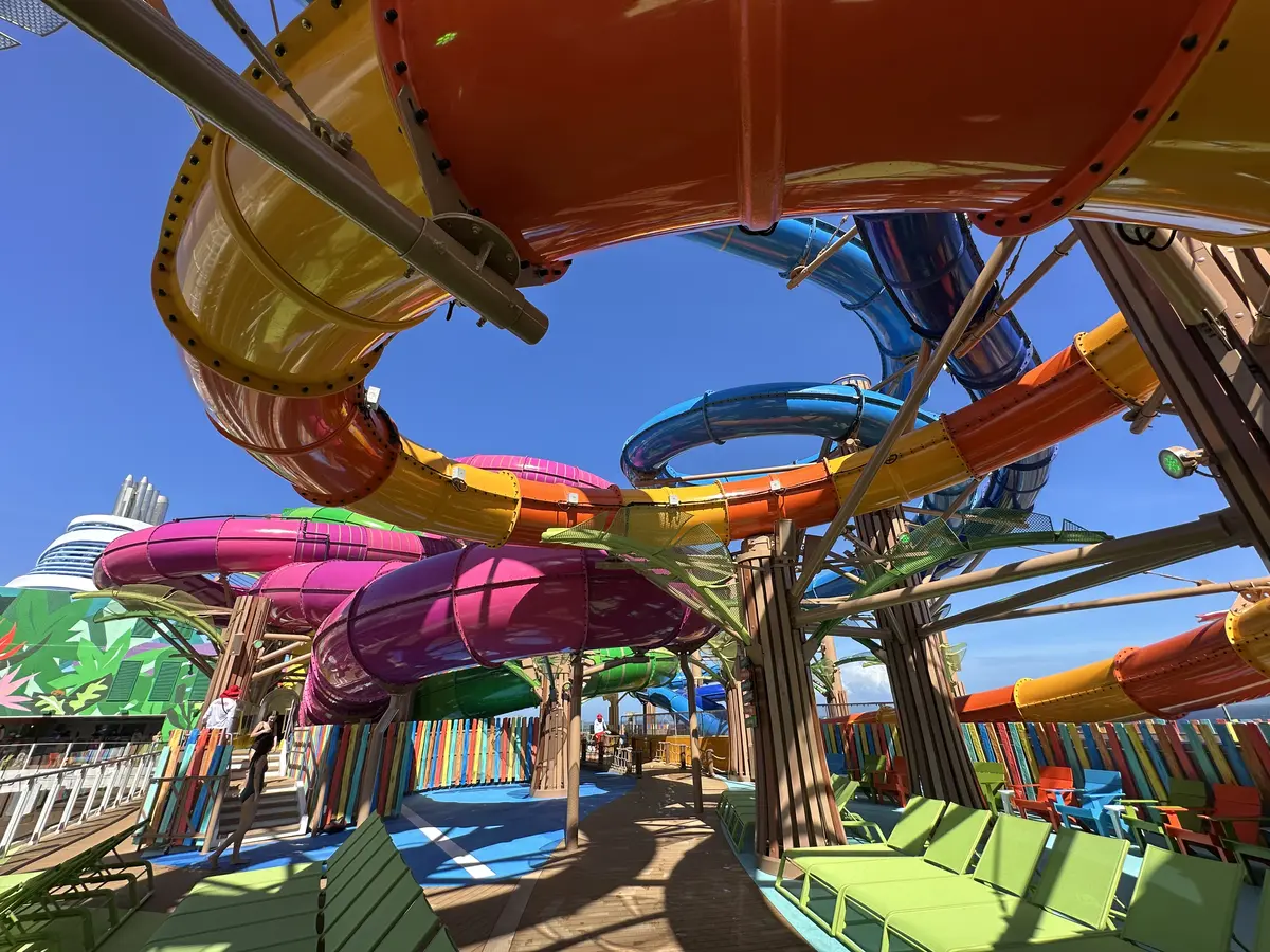 water slides