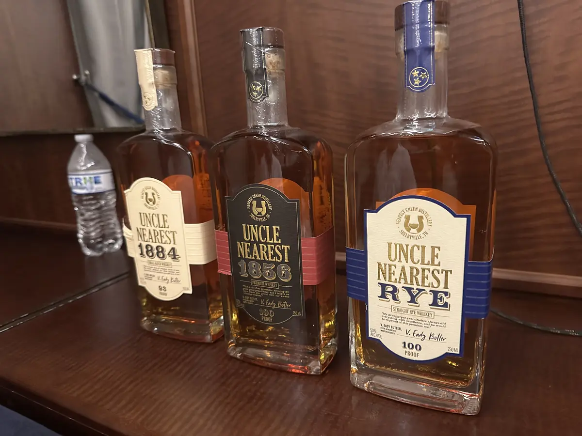 Bottles of whiskey