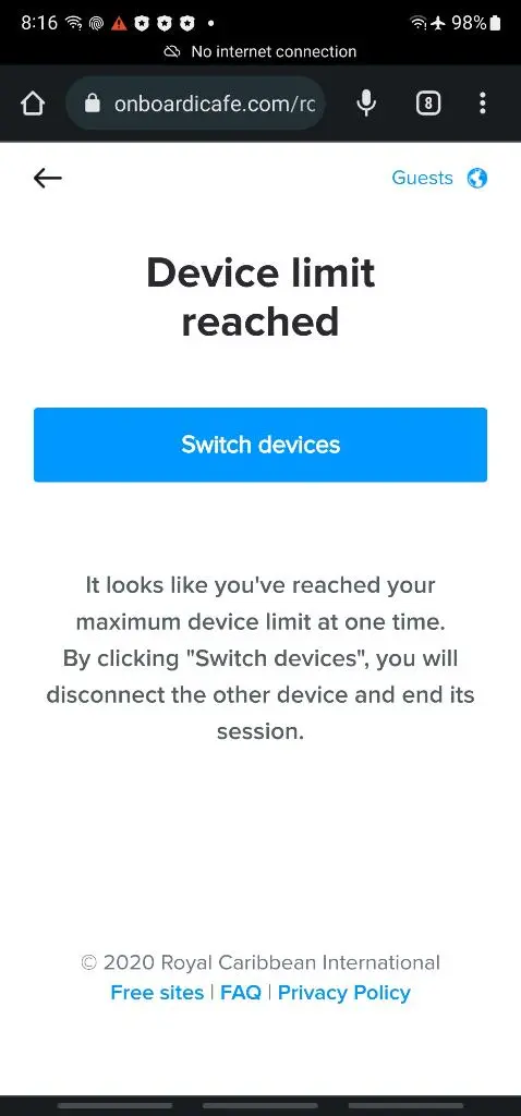 Device limit