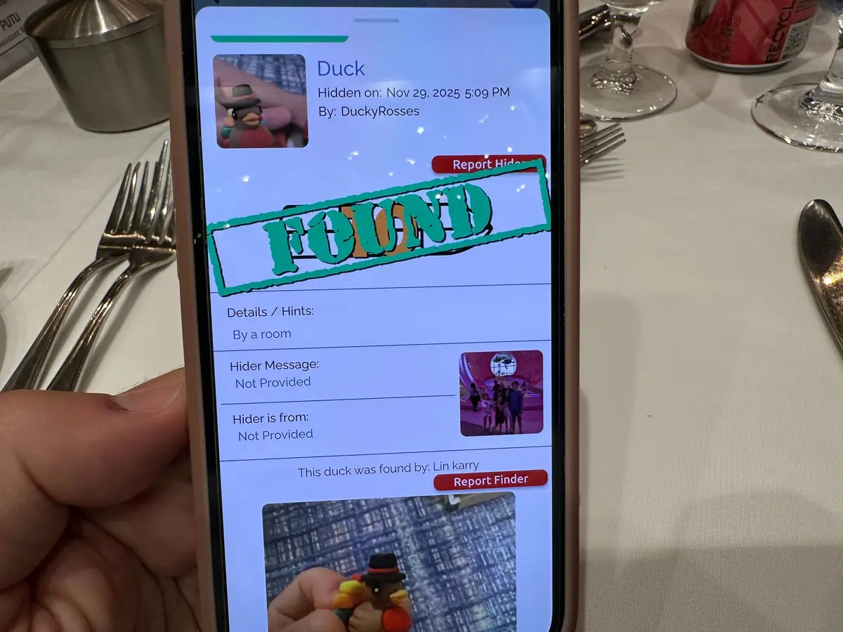 Found a duck in the app