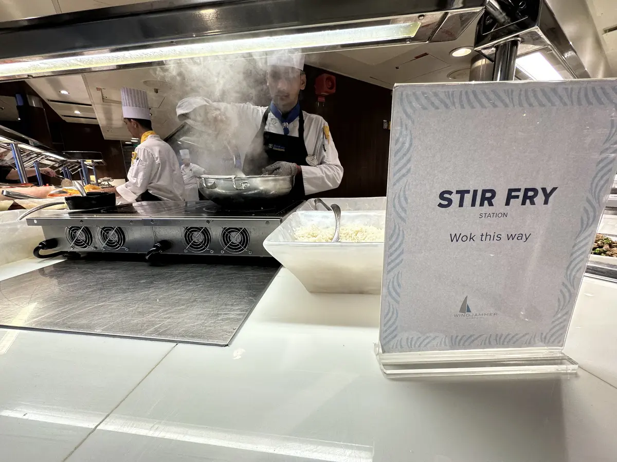 Stir fry station