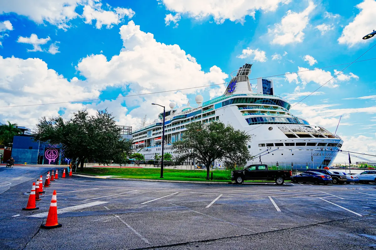Grandeur of the Seas docked in Tampa, FL