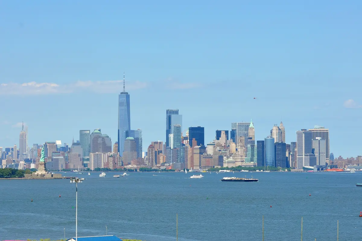 NYC View From Bayonne NJ Cruise Port