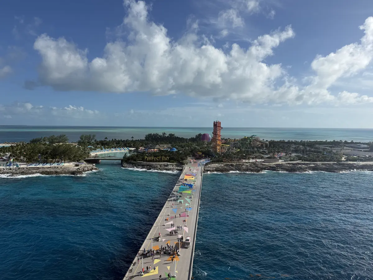 CocoCay Aerial from Ship