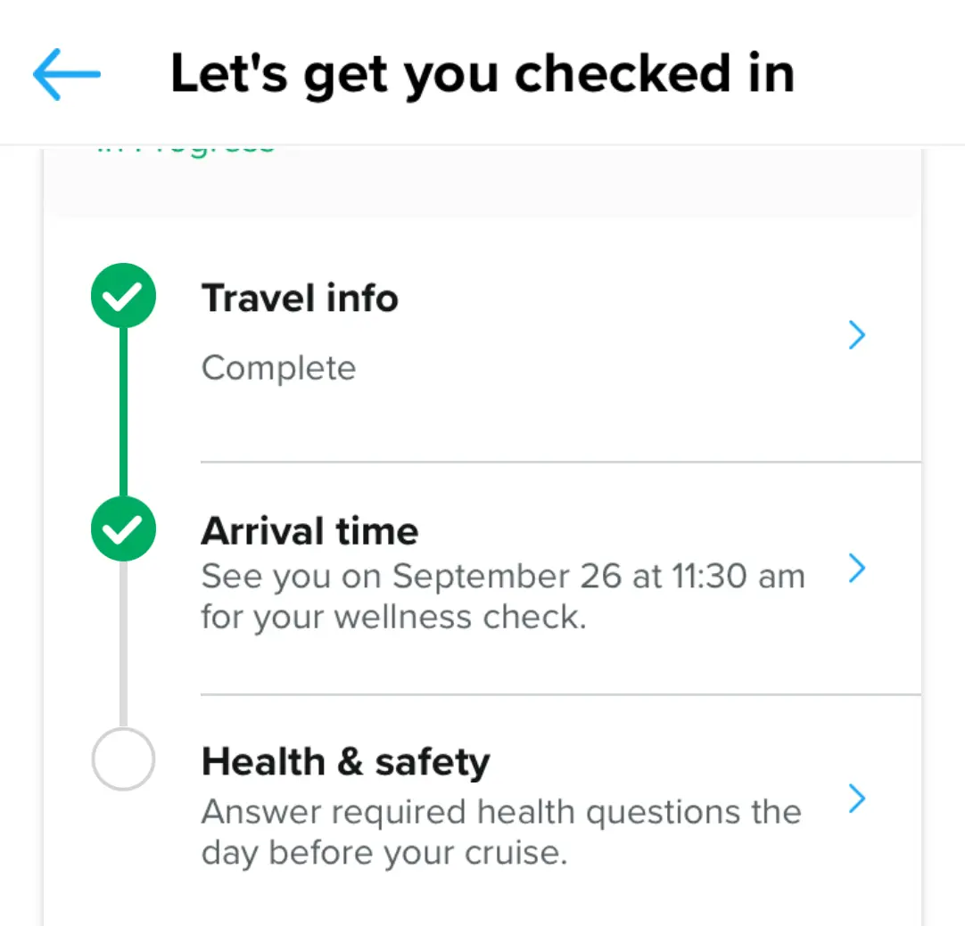 RC Mobile App Check In List