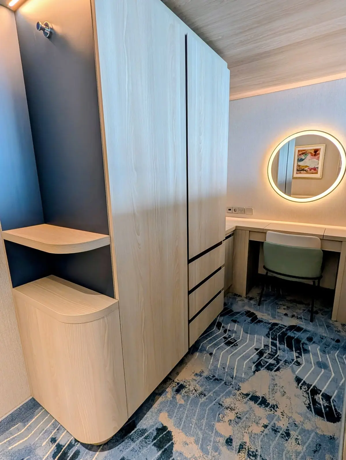 Star of the Seas Owner's Suite Vanity Area