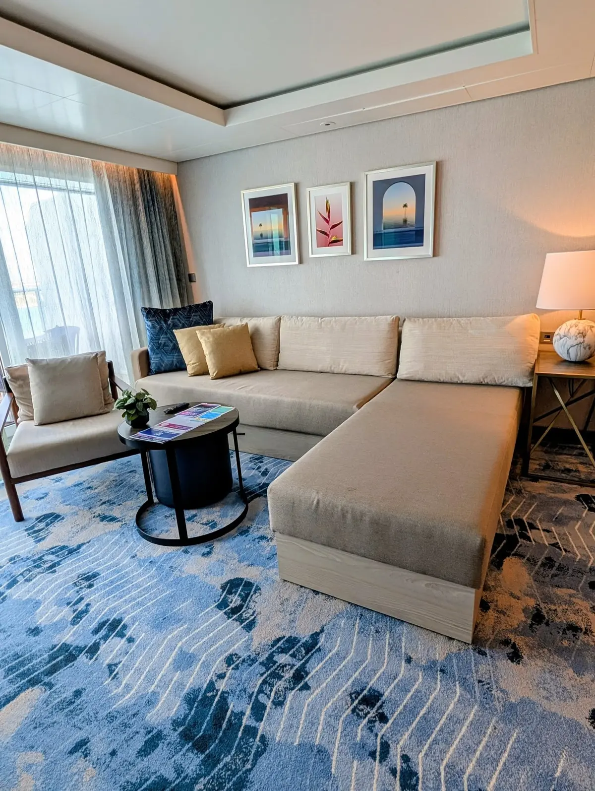 Star of the Seas Owner's Suite Living Area