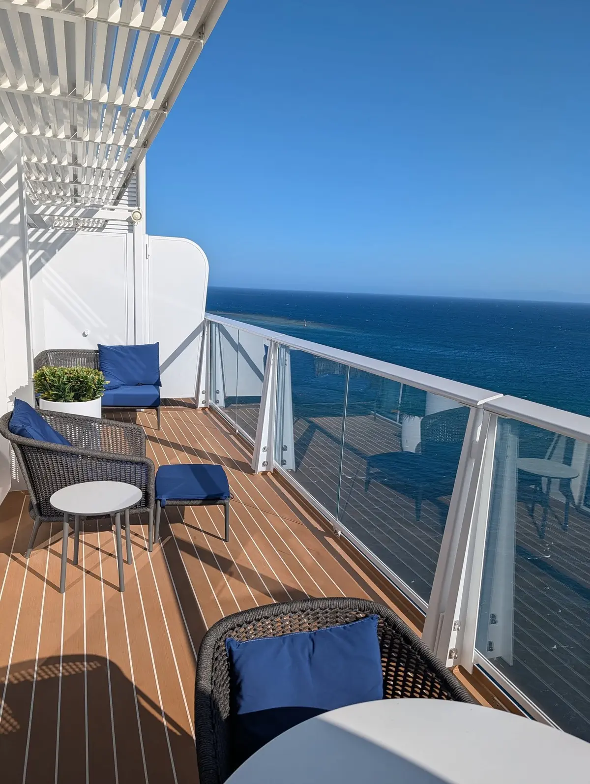 Star of the Seas Owner's Suite Balcony