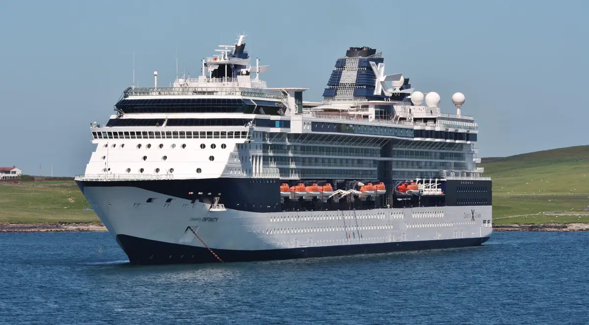Celebrity Infinity anchored