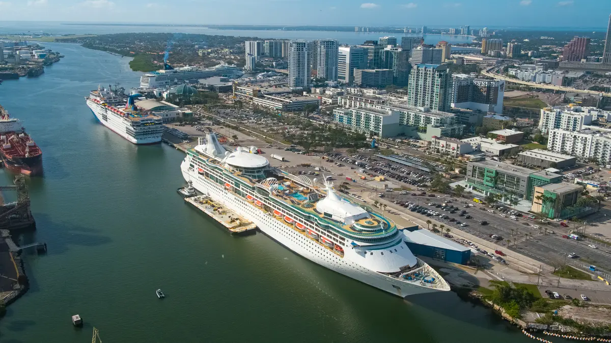 Enchantment of the Seas aerial