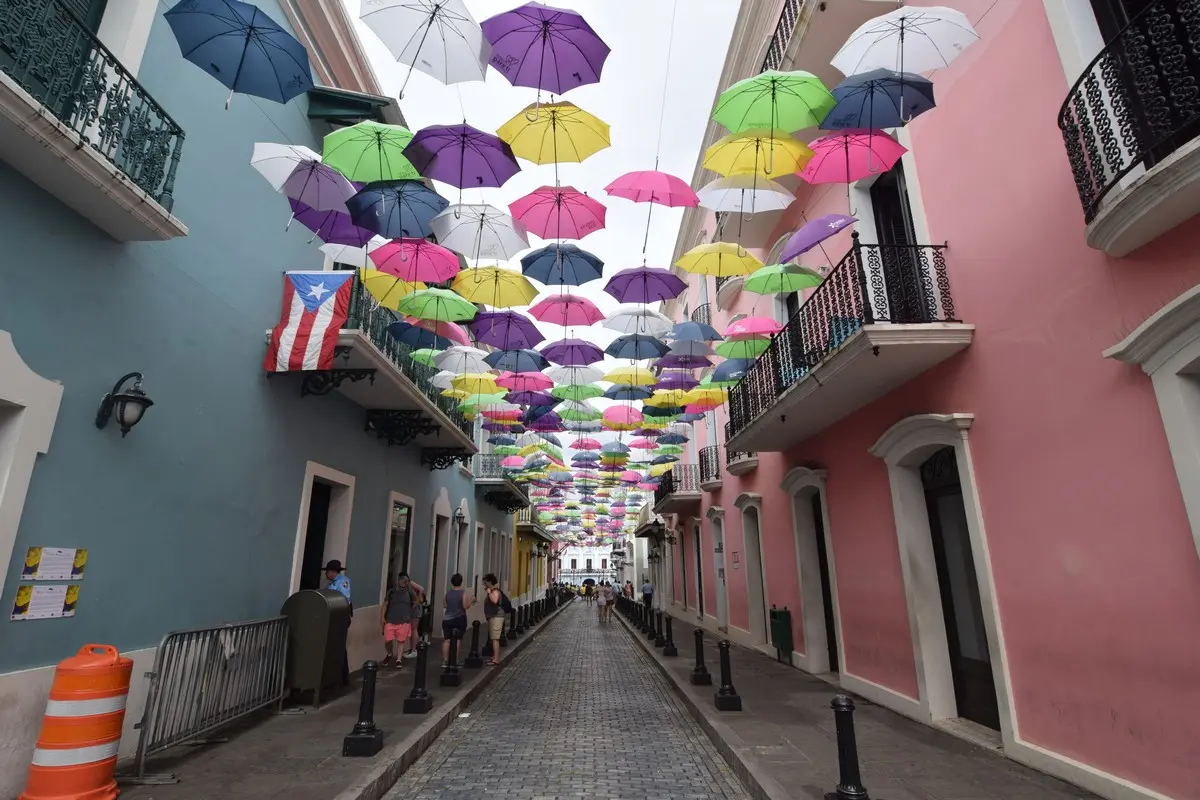 Umbrellas in San Juan