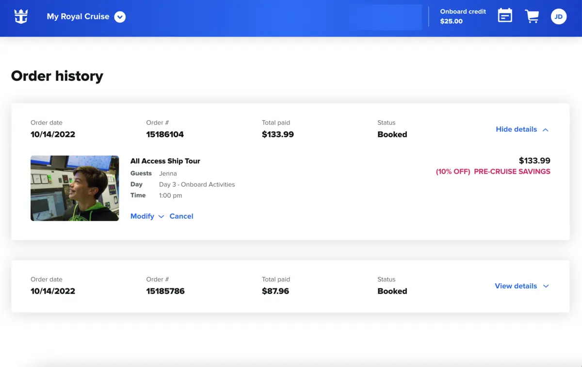 Cruise Planner Cancelation Cruise Planner Cancelation