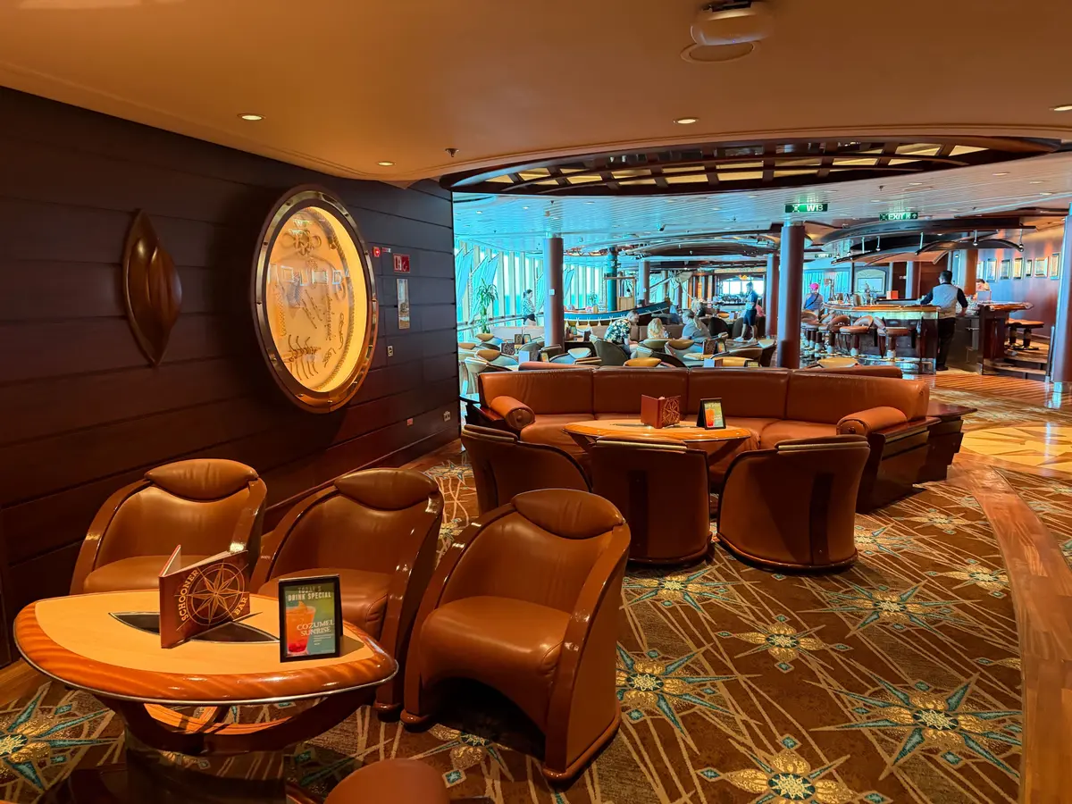 Seating in Schooner Bar