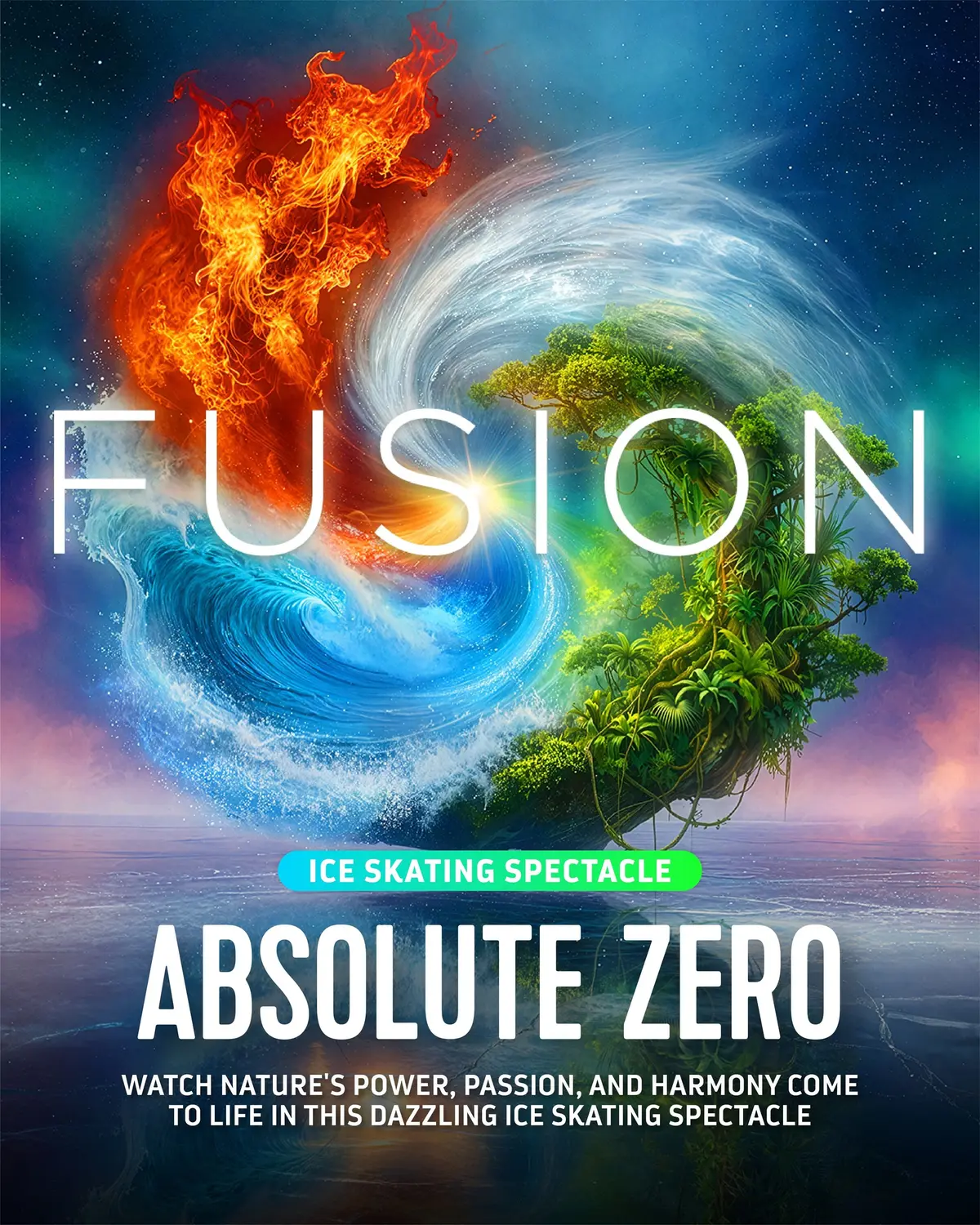 Fusion Ice Skating Show Infographic