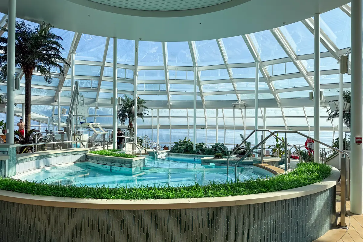 Solarium on Anthem of the Seas cruise ship