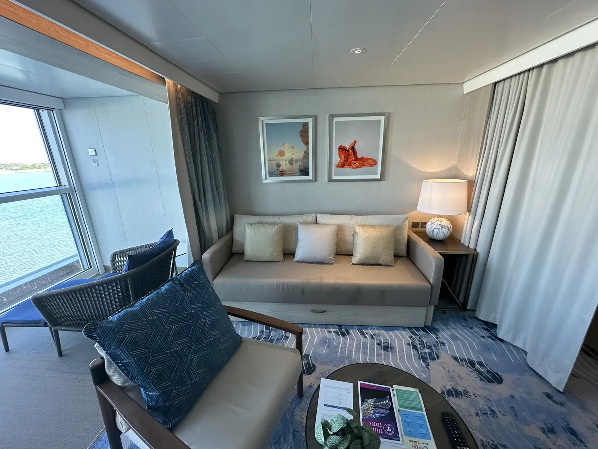 Couch and living room