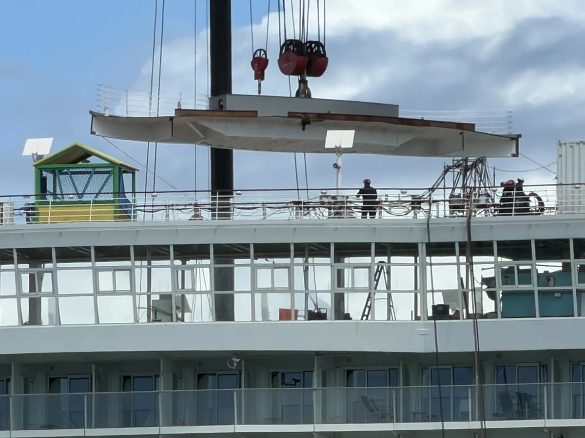 Construction work underway