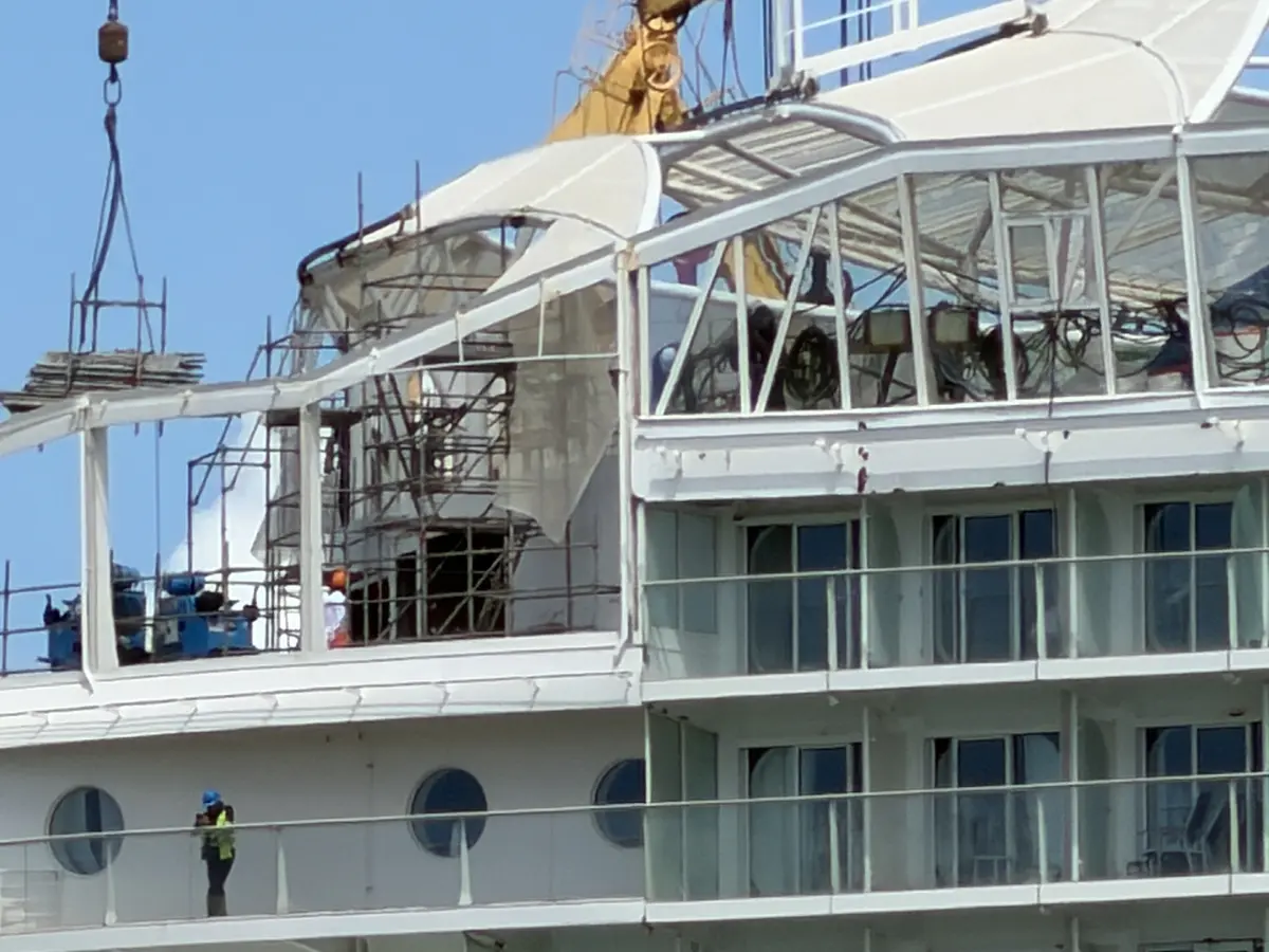 New cabins being installed