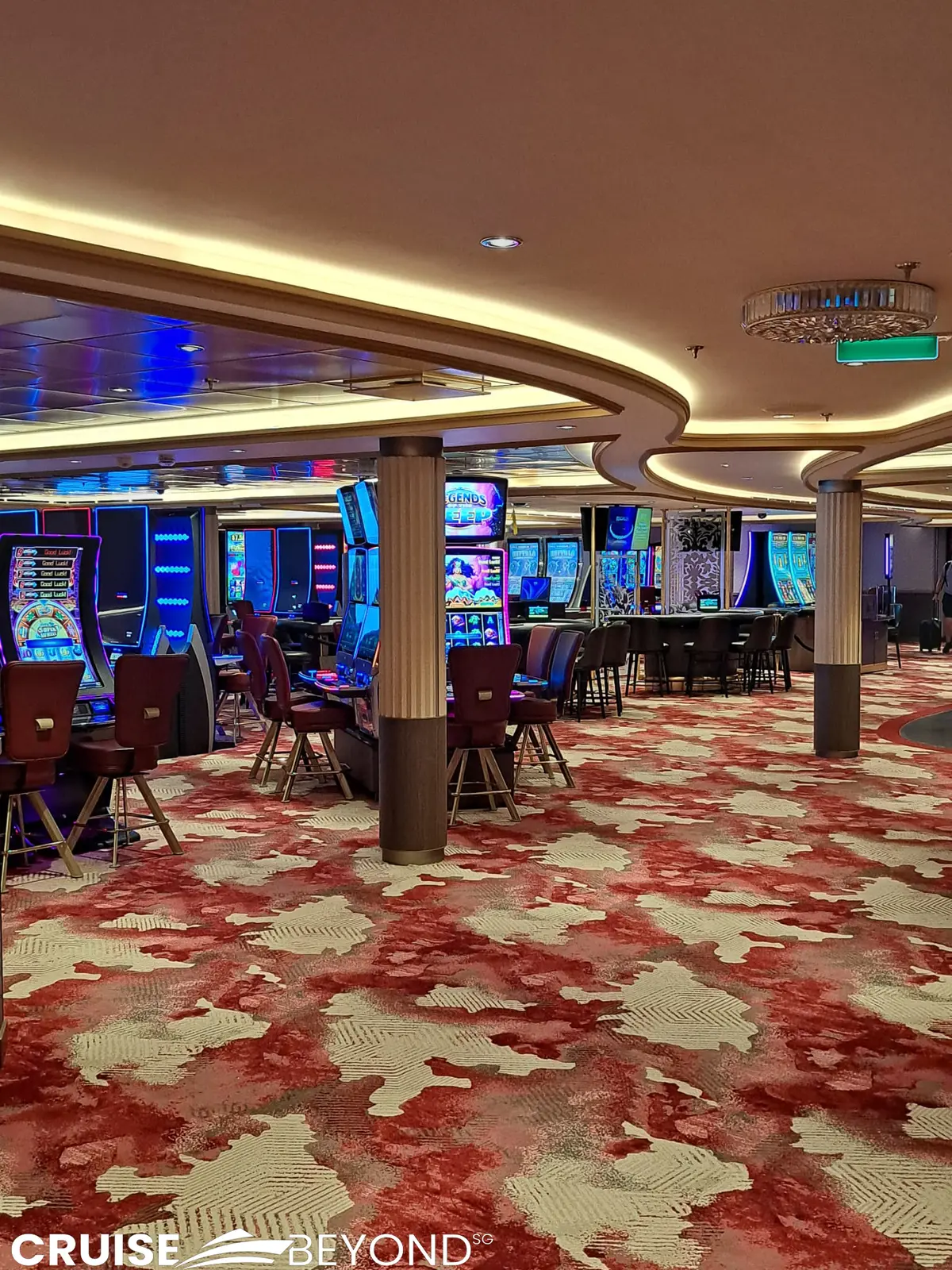 Inside the casino