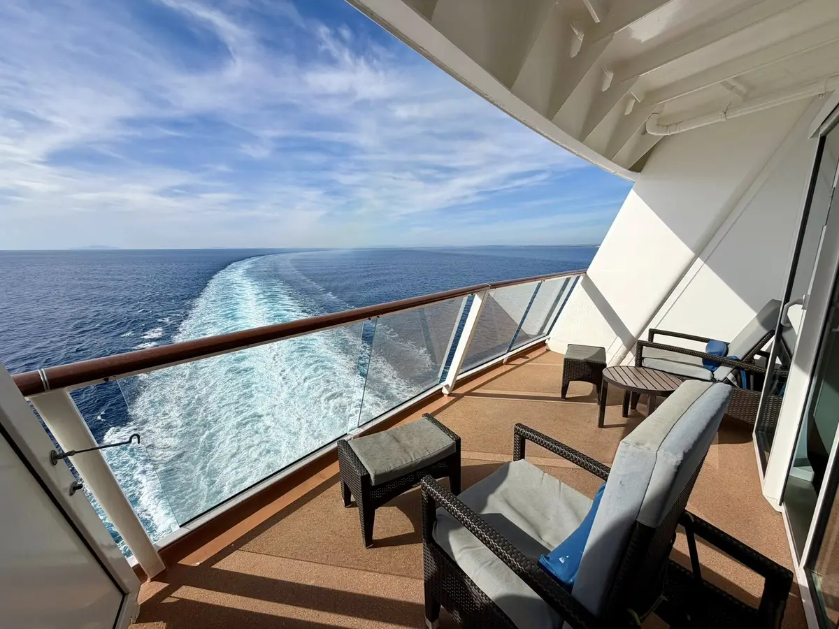 Aft balcony
