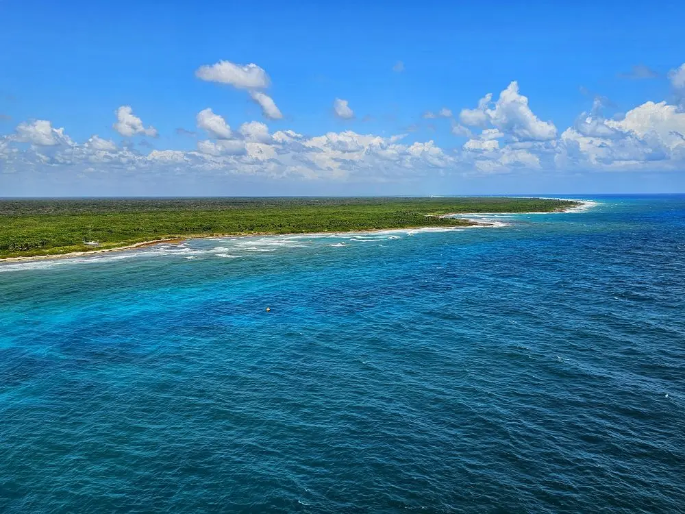 Coast of Costa Maya