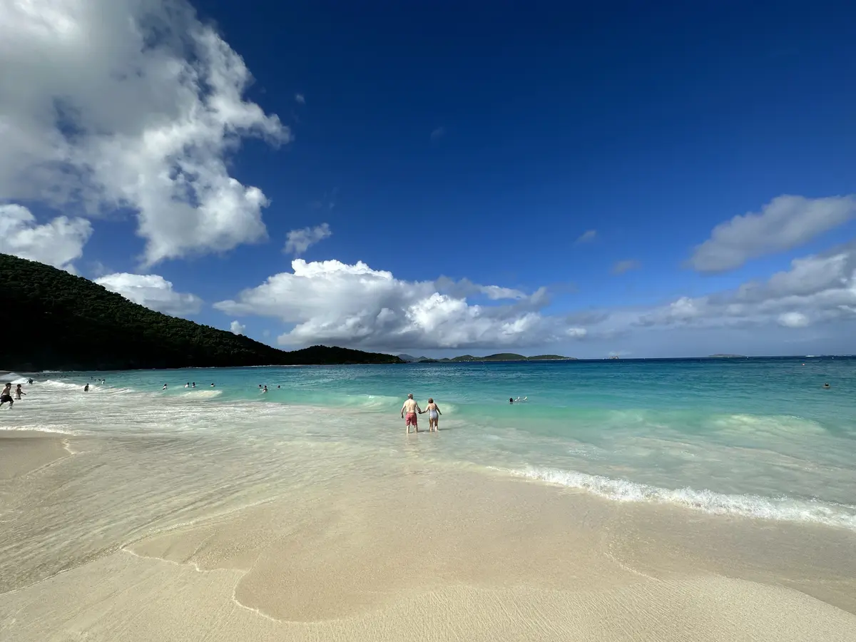 Beach in St John
