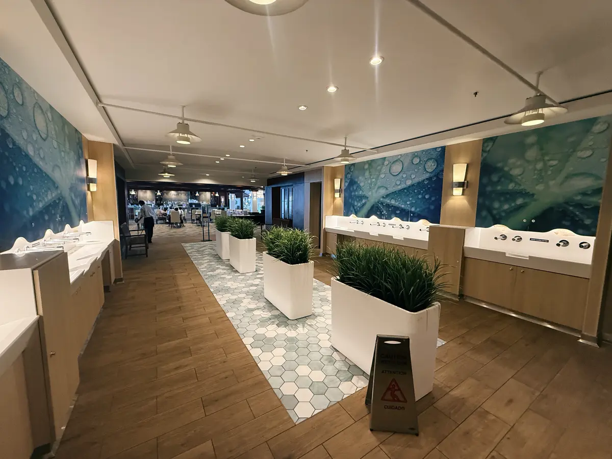 Handwashing Station, Windjammer on Liberty