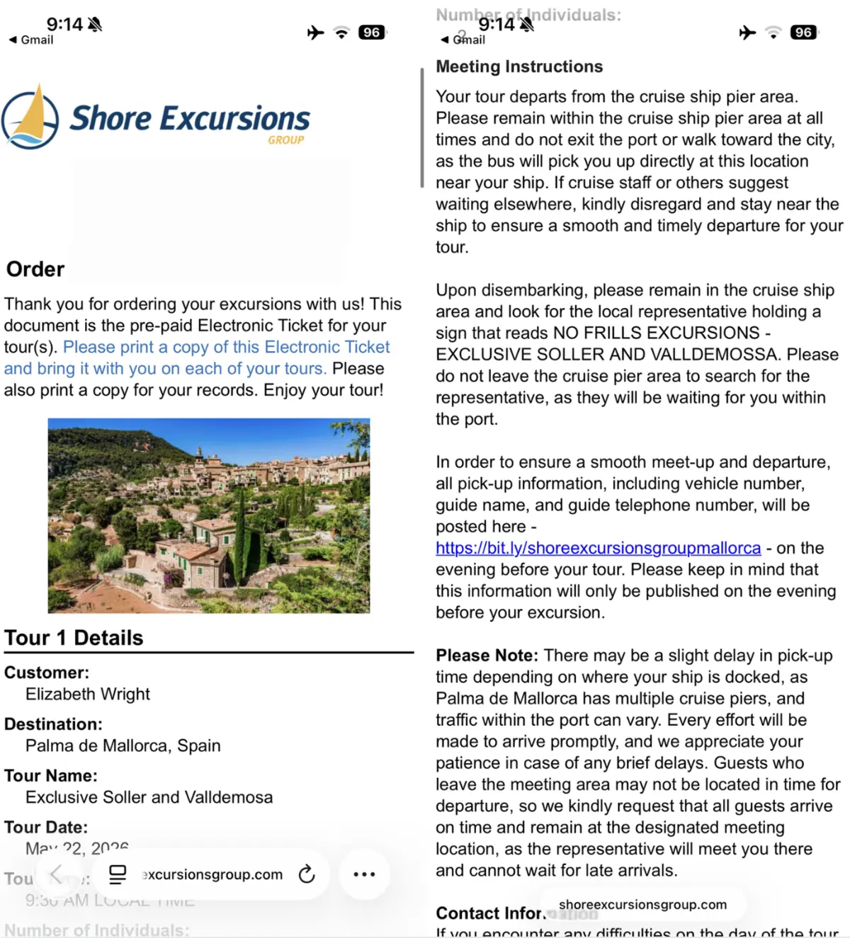 Shore Excursions Group Palma de Mallorca Ticket
