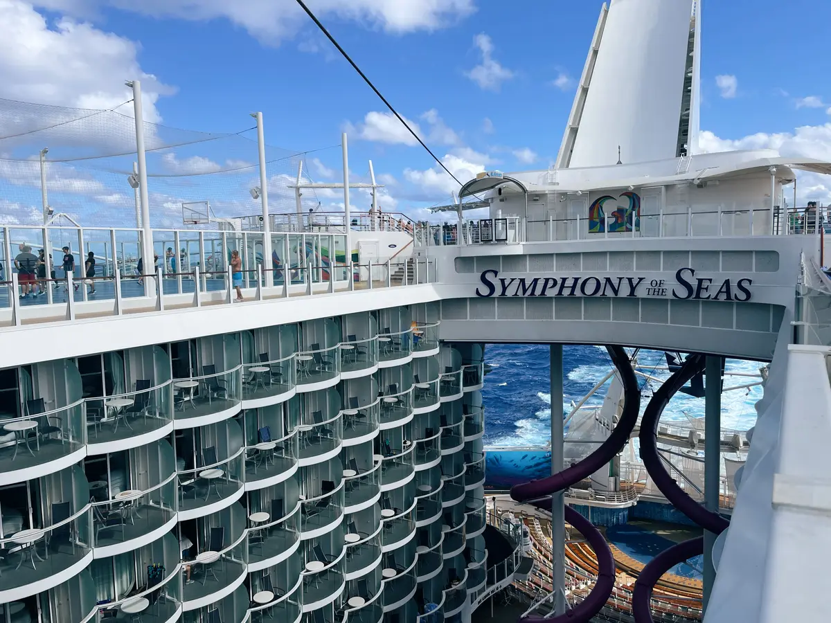 Symphony of the Seas Boardwalk Zip Line