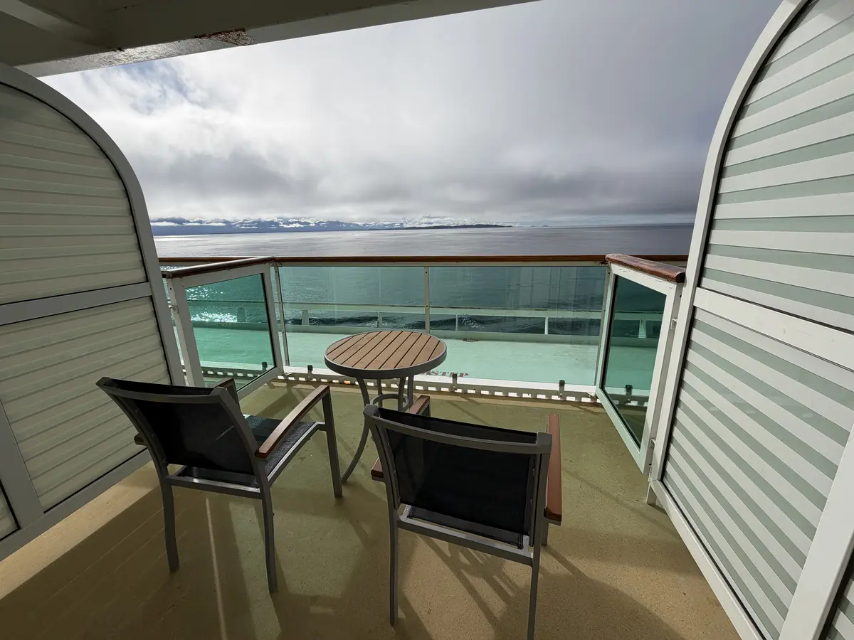 Extra large balcony