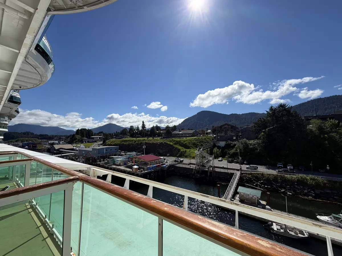 Prince Rupert Island from balcony