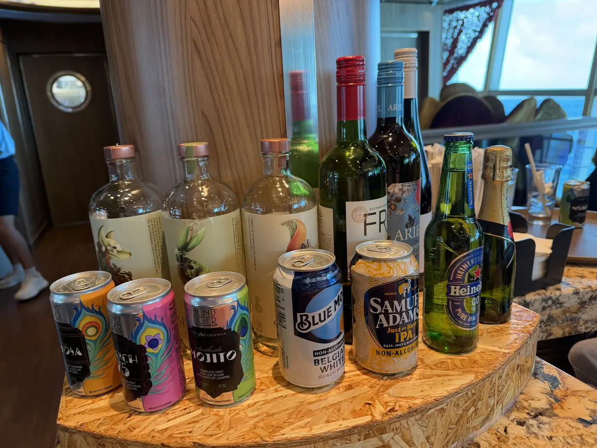 Cans and bottles